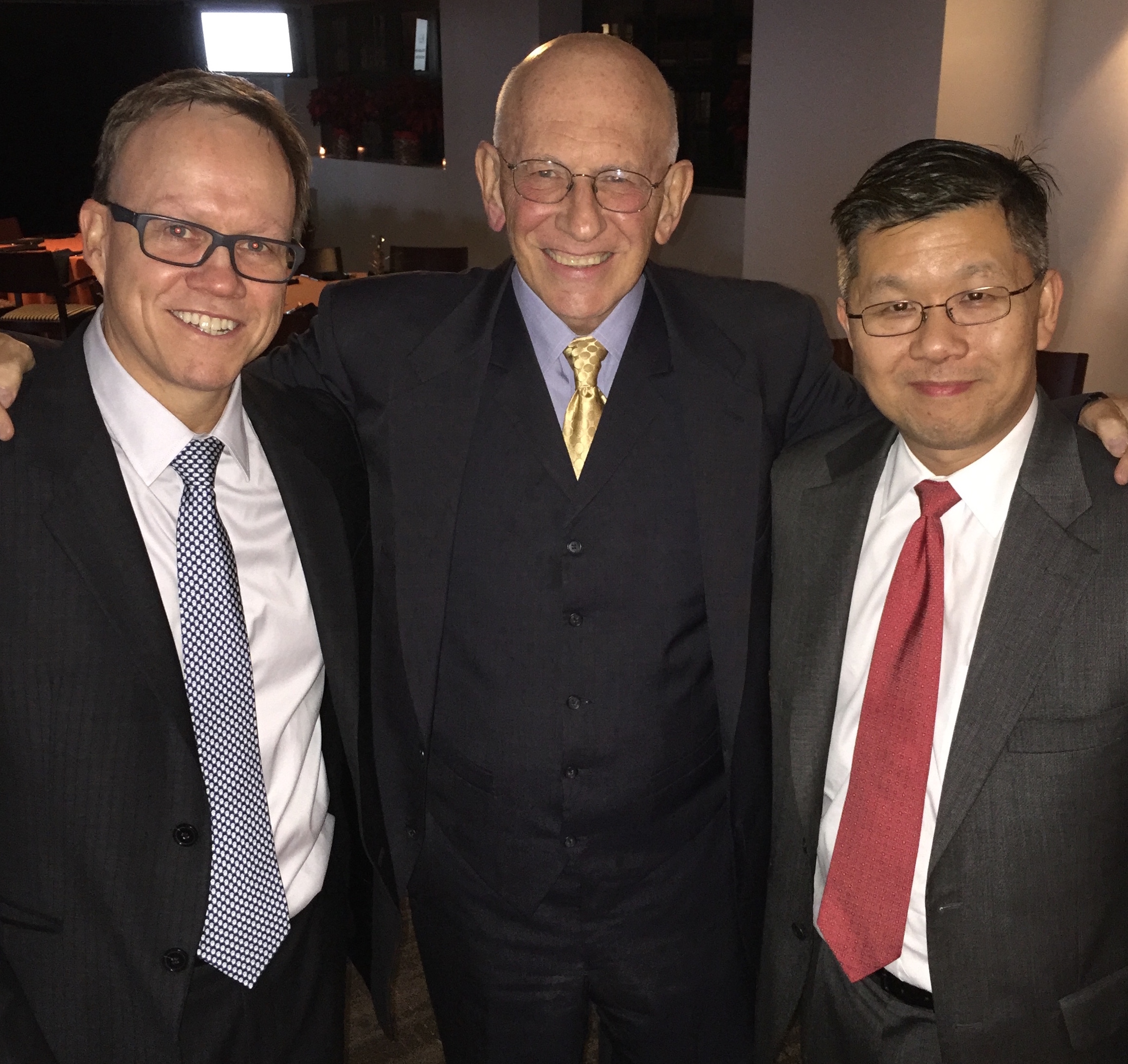 Dr. Darrell Cass, Dr. William Schecter and Dr. Edward Chen