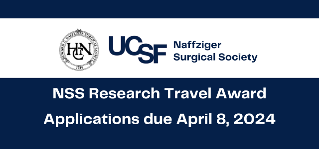 2024 Naffziger Society Resident and Fellow Research Travel Award