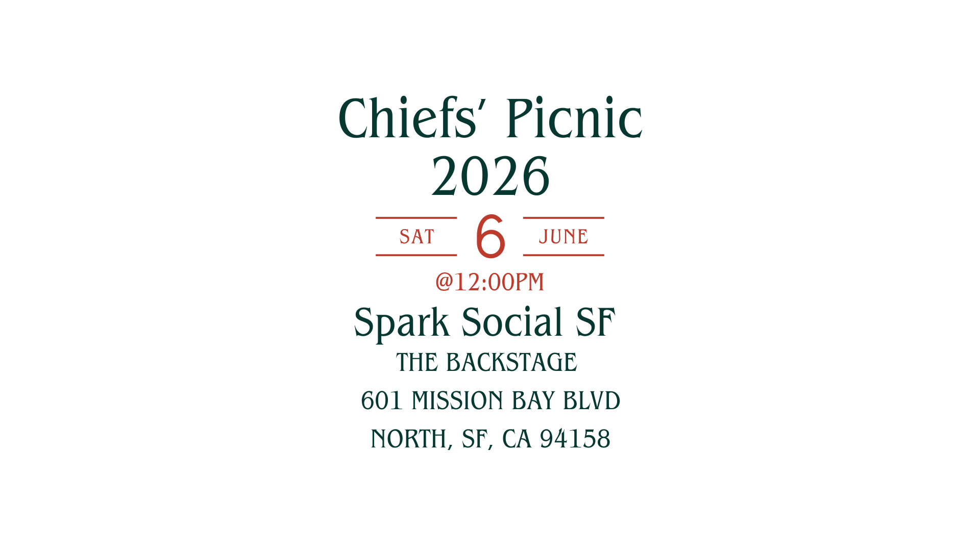 Upcoming: Chiefs’ Picnic